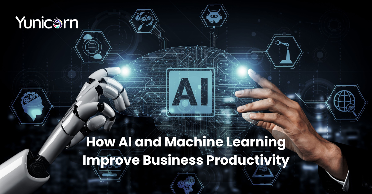 how ai and machine learning improve business productivity